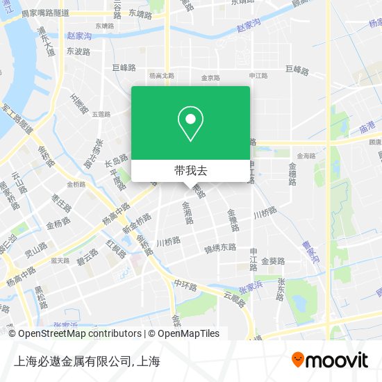 上海必遨金属有限公司地图