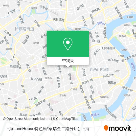 上海LaneHouse特色民宿(瑞金二路分店)地图