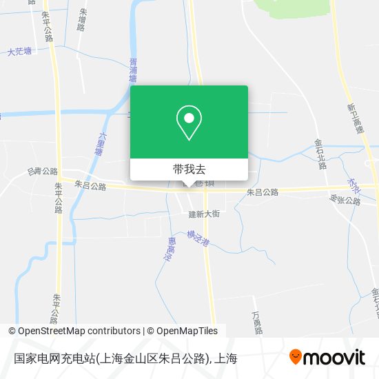 国家电网充电站(上海金山区朱吕公路)地图