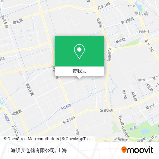 上海顶实仓储有限公司地图