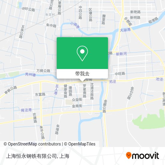 上海恒永钢铁有限公司地图