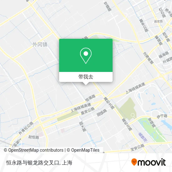 恒永路与银龙路交叉口地图