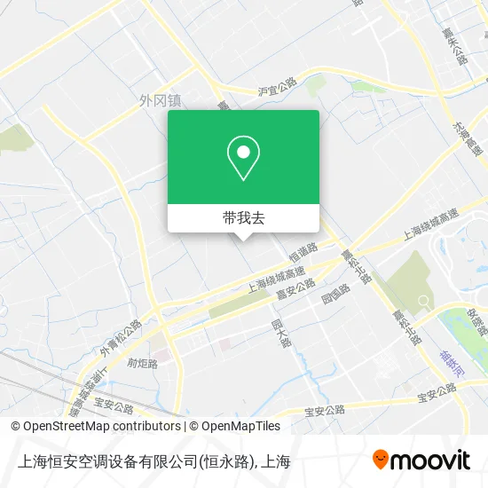 上海恒安空调设备有限公司(恒永路)地图