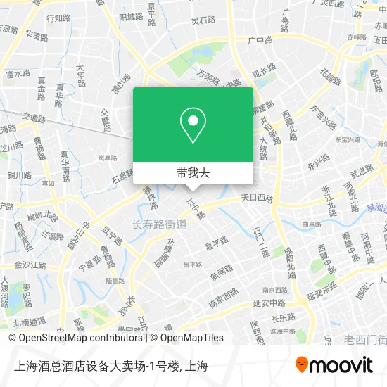 上海酒总酒店设备大卖场-1号楼地图