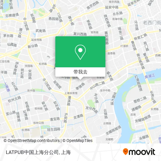 LATPUB中国上海分公司地图