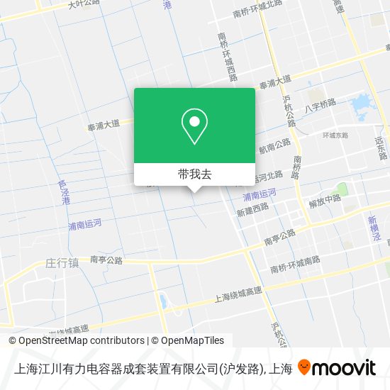 上海江川有力电容器成套装置有限公司(沪发路)地图