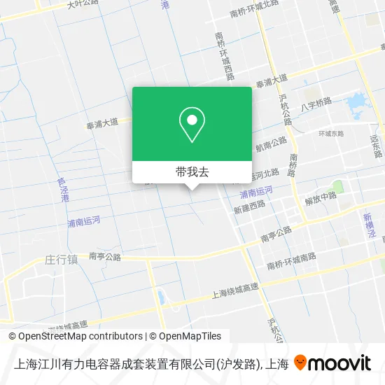 上海江川有力电容器成套装置有限公司(沪发路)地图