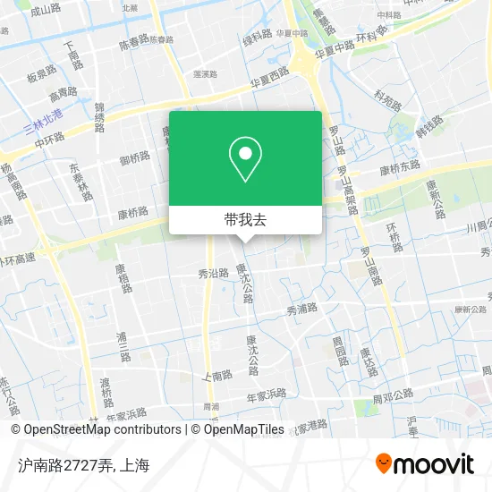 沪南路2727弄地图