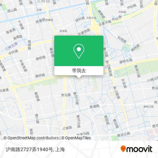 沪南路2727弄1940号地图