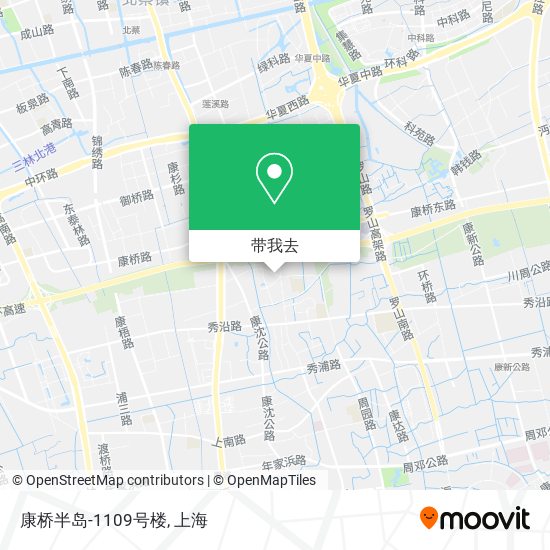 康桥半岛-1109号楼地图