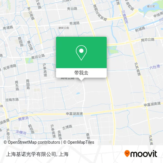 上海基诺光学有限公司地图