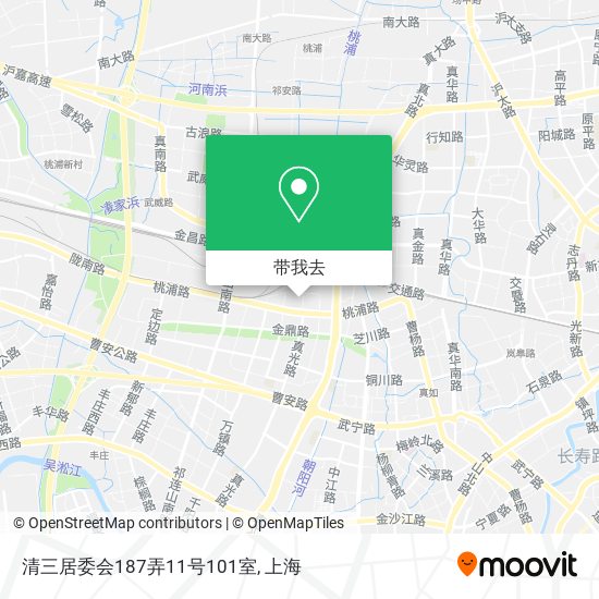 清三居委会187弄11号101室地图