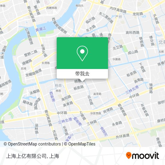 上海上亿有限公司地图