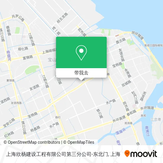 上海欣杨建设工程有限公司第三分公司-东北门地图