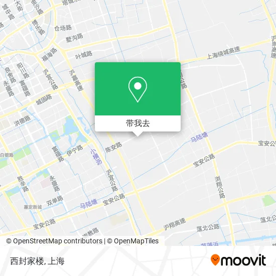 西封家楼地图