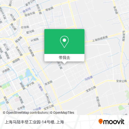 上海马陆丰登工业园-14号楼地图