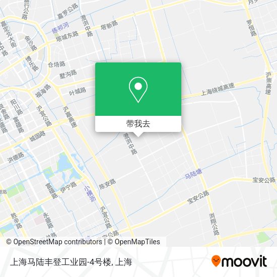 上海马陆丰登工业园-4号楼地图