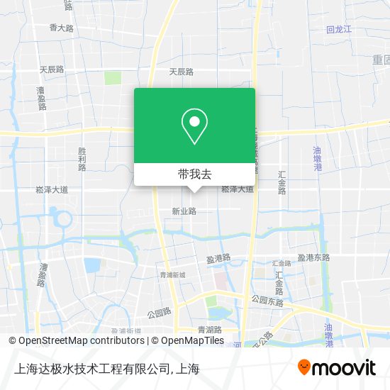 上海达极水技术工程有限公司地图