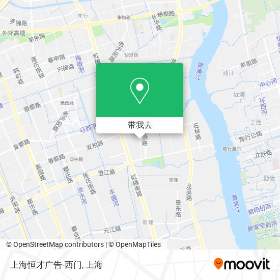 上海恒才广告-西门地图