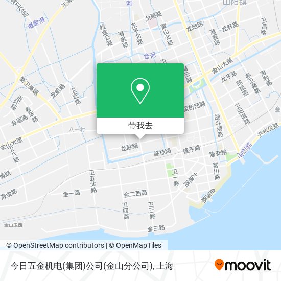 今日五金机电(集团)公司(金山分公司)地图