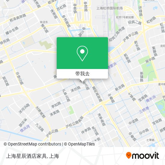 上海星辰酒店家具地图