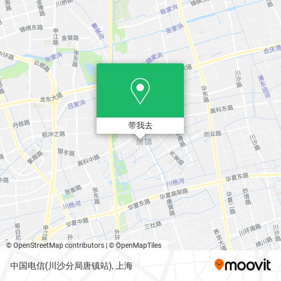 中国电信(川沙分局唐镇站)地图