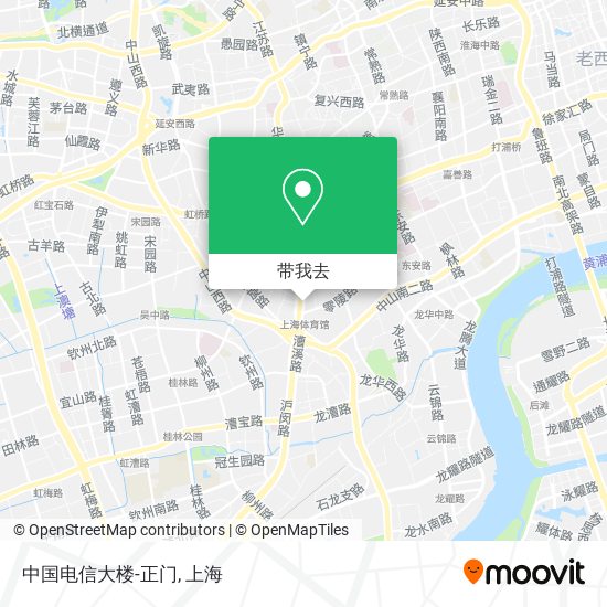 中国电信大楼-正门地图