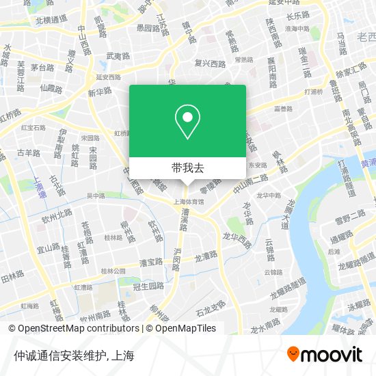 仲诚通信安装维护地图