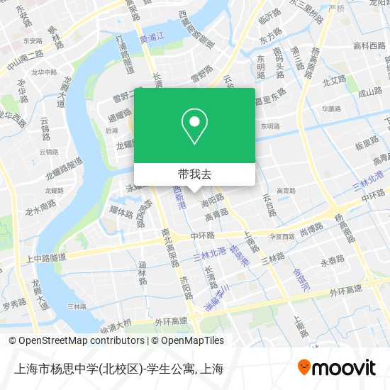 上海市杨思中学(北校区)-学生公寓地图