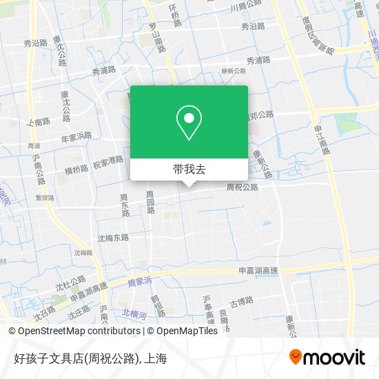 好孩子文具店(周祝公路)地图