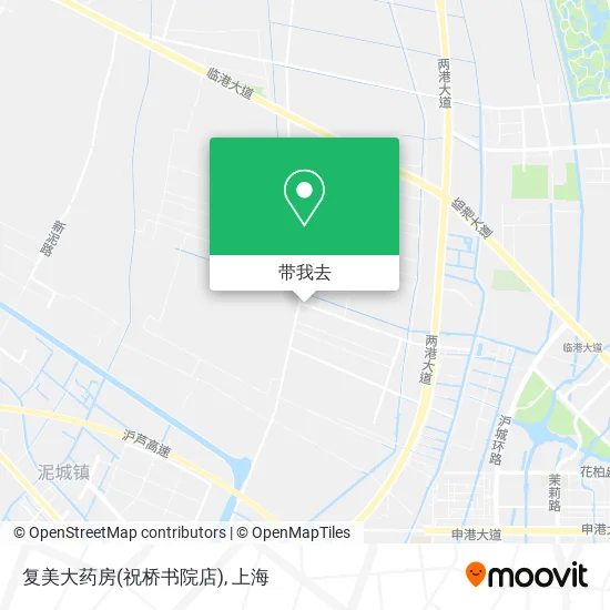 复美大药房(祝桥书院店)地图