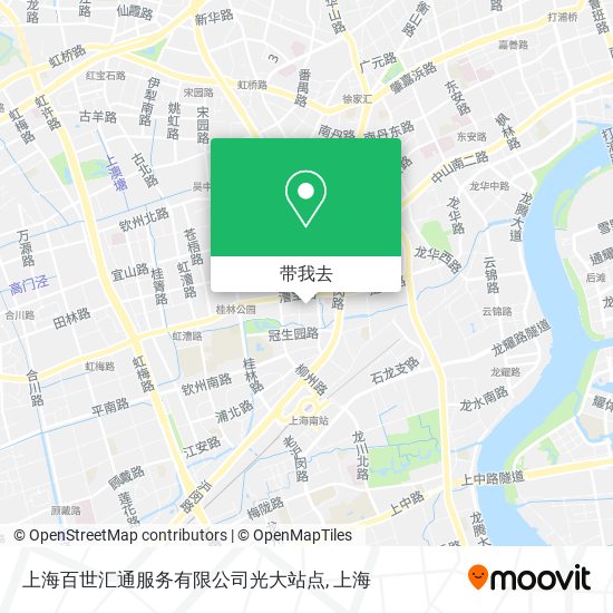 上海百世汇通服务有限公司光大站点地图