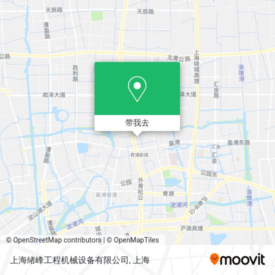 上海绪峰工程机械设备有限公司地图