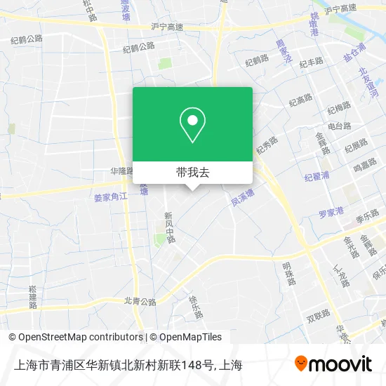 上海市青浦区华新镇北新村新联148号地图