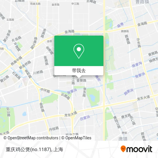 重庆鸡公煲(no.1187)地图