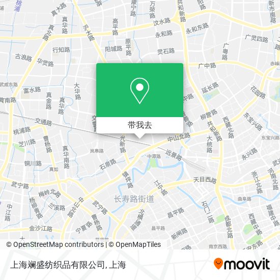 上海斓盛纺织品有限公司地图