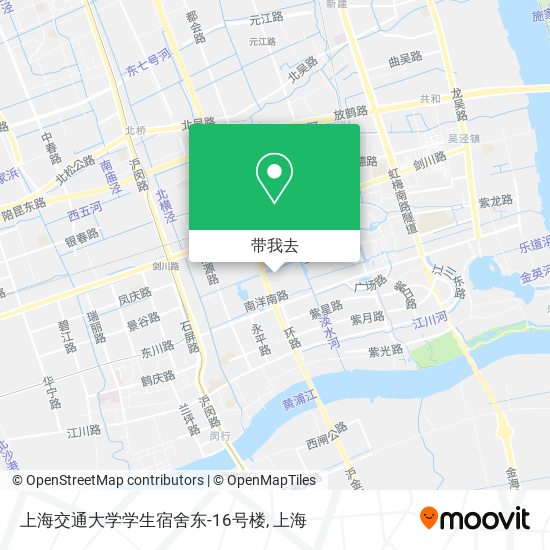 上海交通大学学生宿舍东-16号楼地图