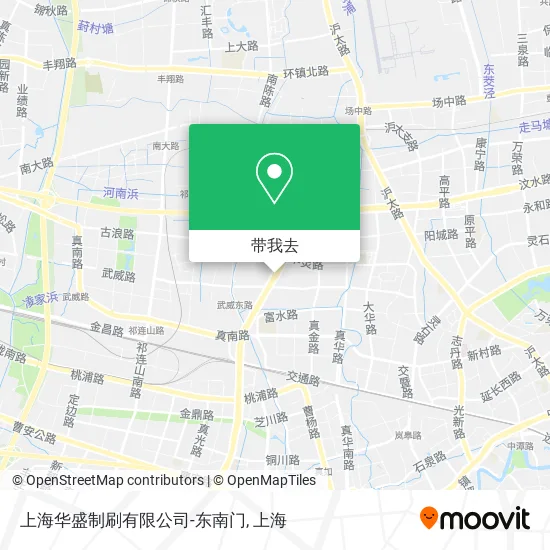 上海华盛制刷有限公司-东南门地图