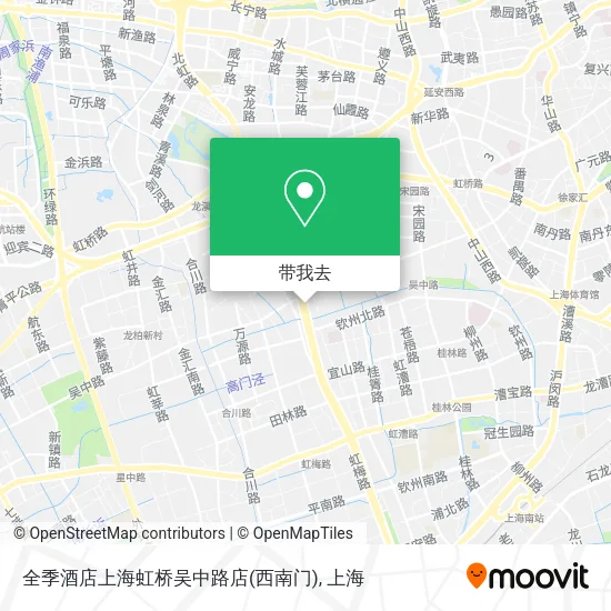 全季酒店上海虹桥吴中路店(西南门)地图