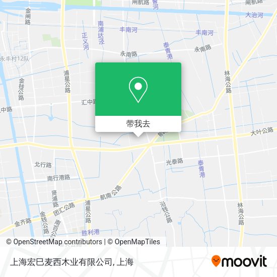 上海宏巳麦西木业有限公司地图