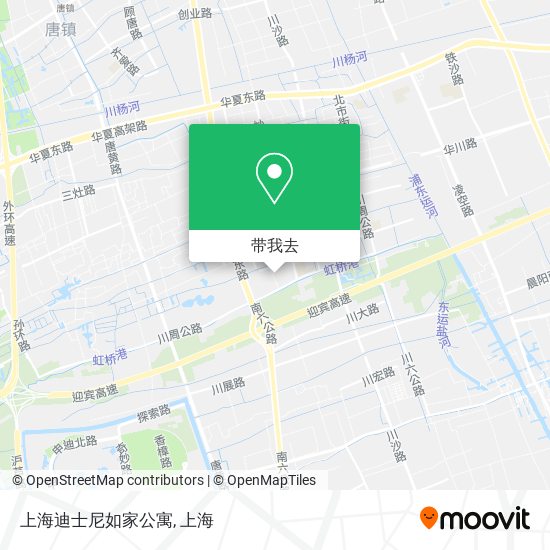 上海迪士尼如家公寓地图