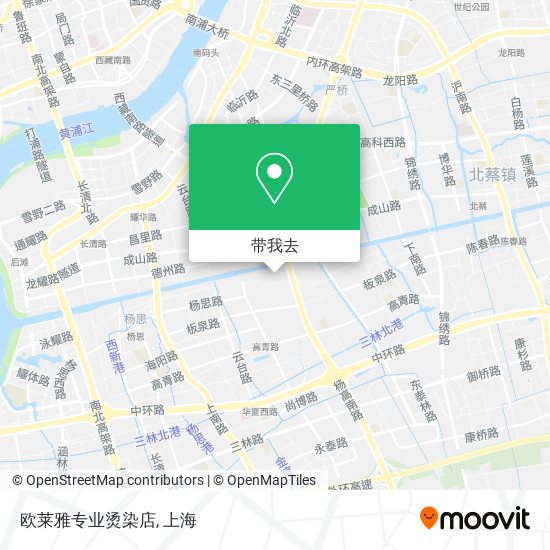 欧莱雅专业烫染店地图