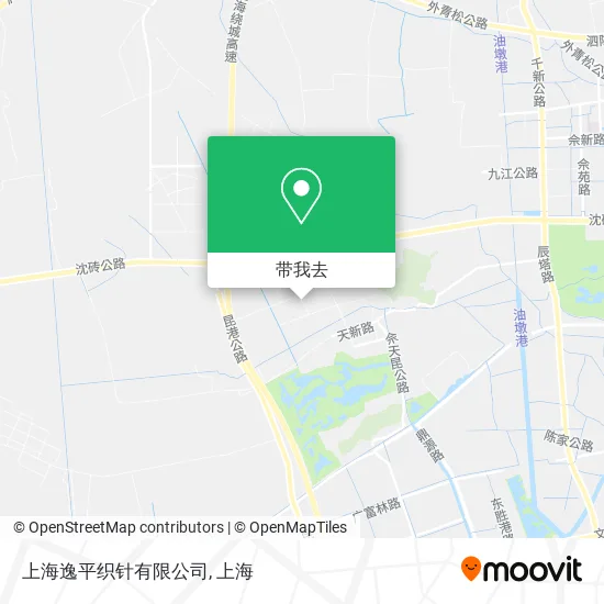 上海逸平织针有限公司地图