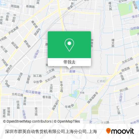 深圳市群英自动售货机有限公司上海分公司地图