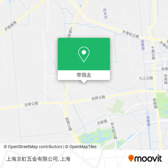 上海京虹五金有限公司地图