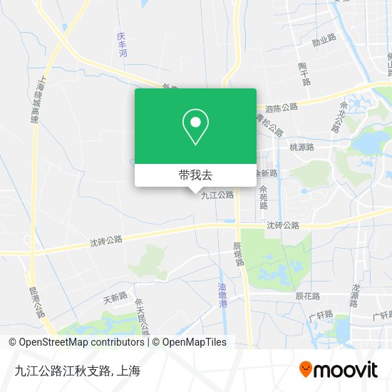 九江公路江秋支路地图