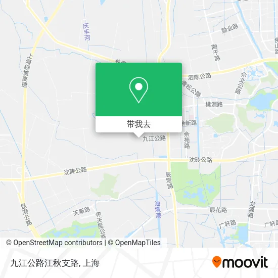 九江公路江秋支路地图
