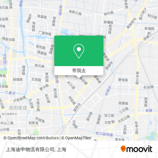 上海迪申物流有限公司地图
