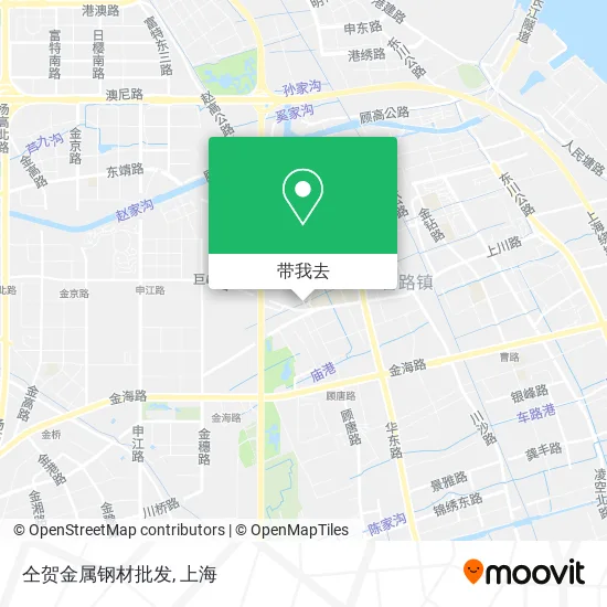仝贺金属钢材批发地图