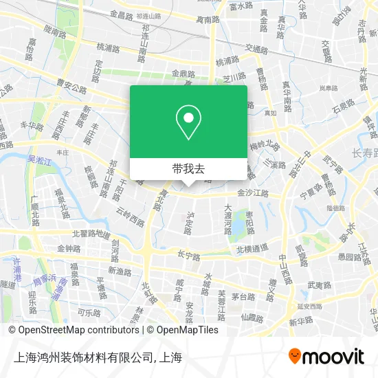 上海鸿州装饰材料有限公司地图